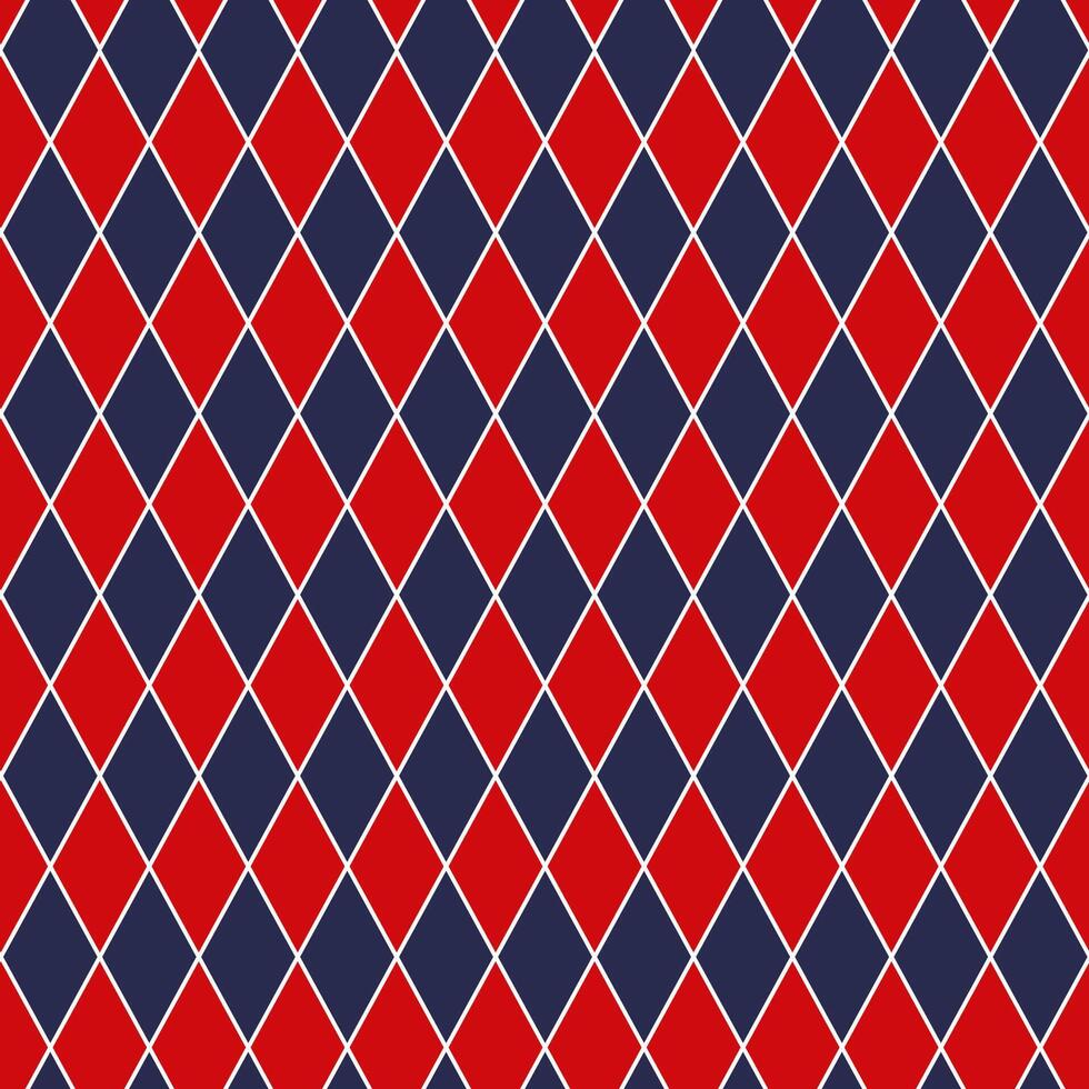 Geometrical abstract seamless pattern design for christmas holidays. Xmas celebration red blue pattern vector