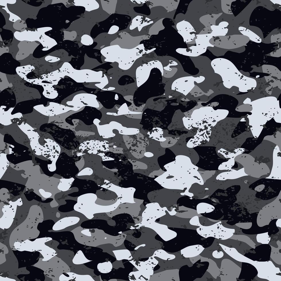 Military and army camouflage seamless pattern grunge vector