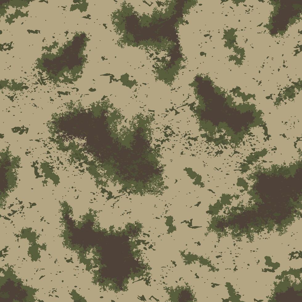 Seamless pattern military green camouflage grunge vector