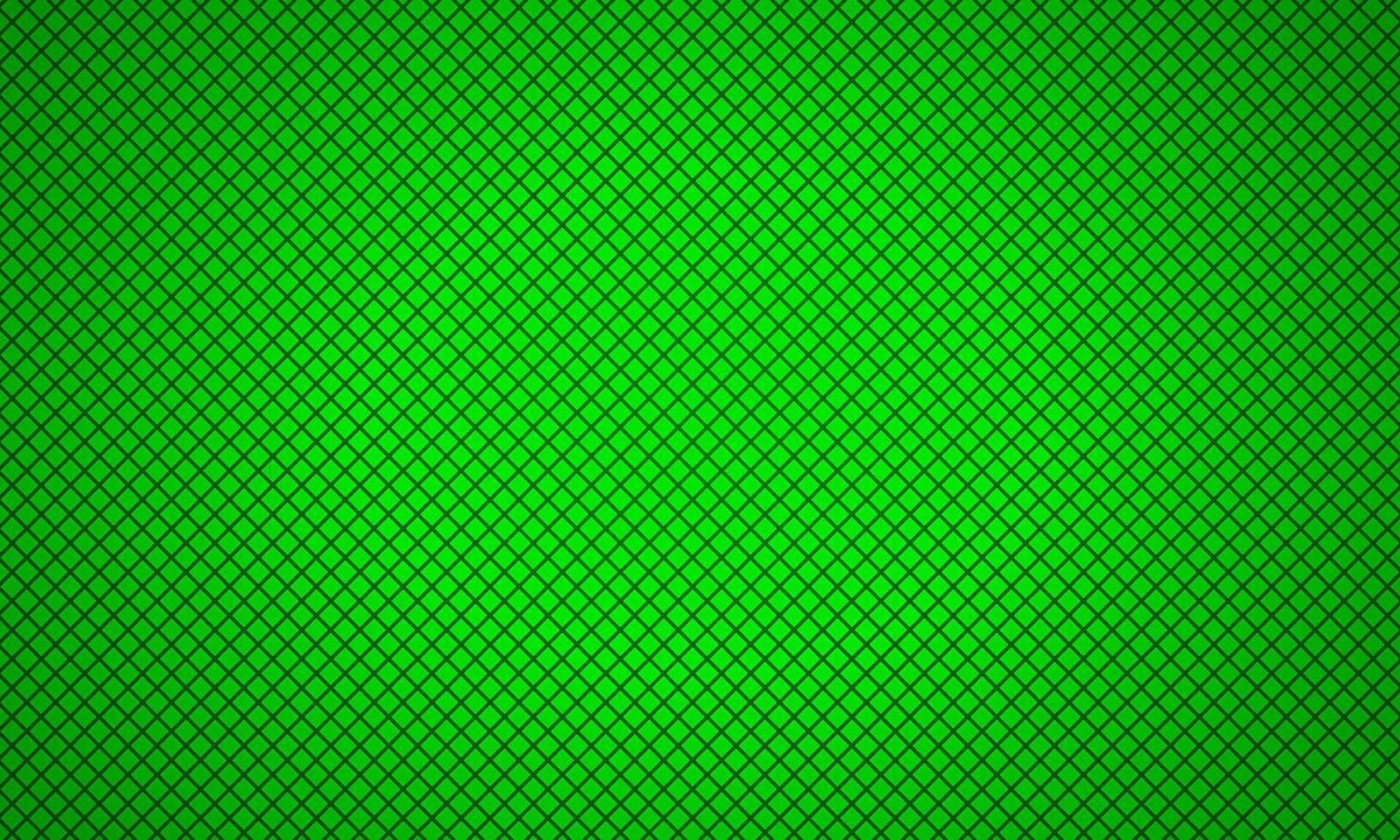 Green diagonal square grid background vector