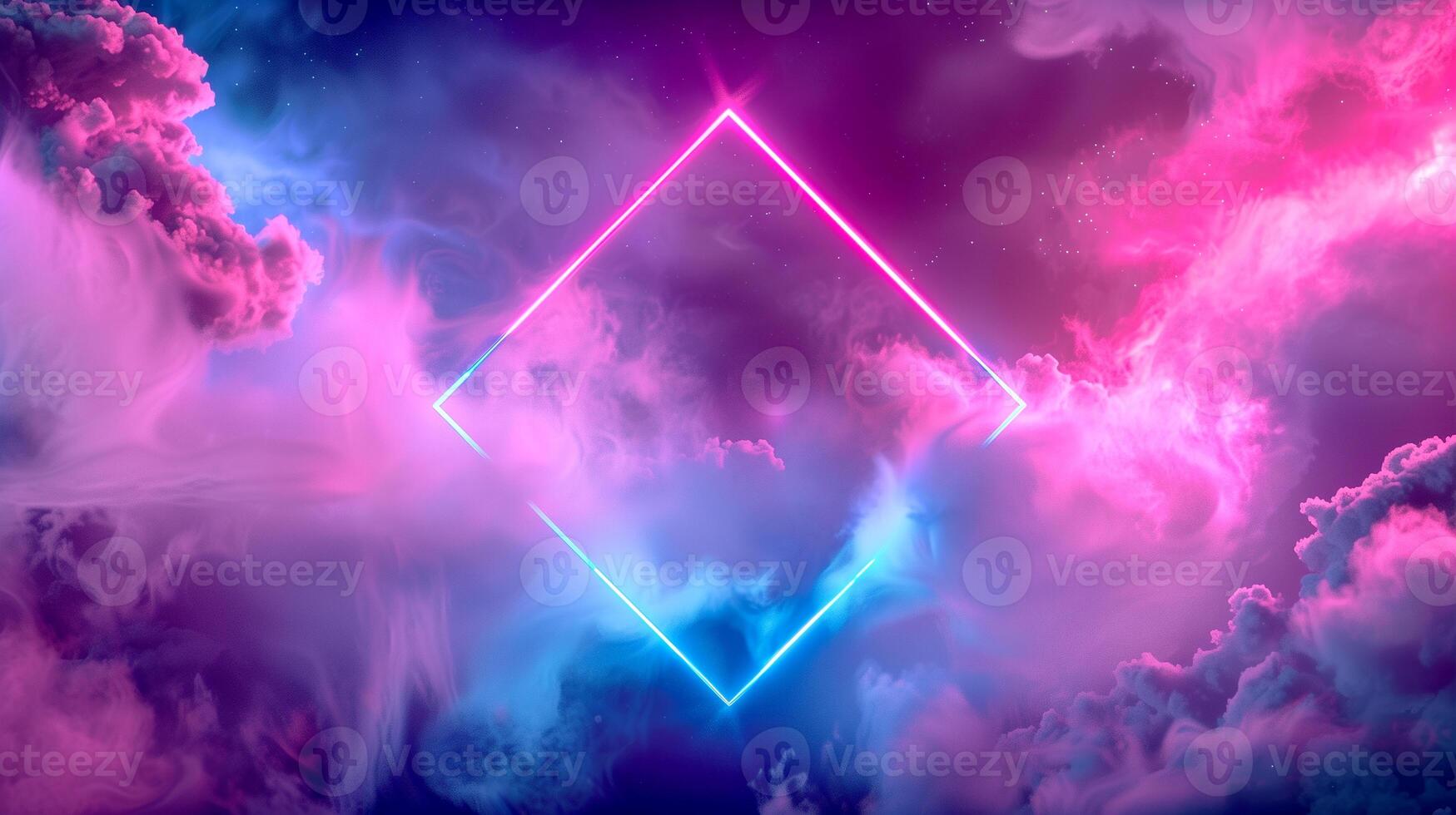 Abstract Futuristic Backgrounds Illuminated by Vibrant Neon Lights photo