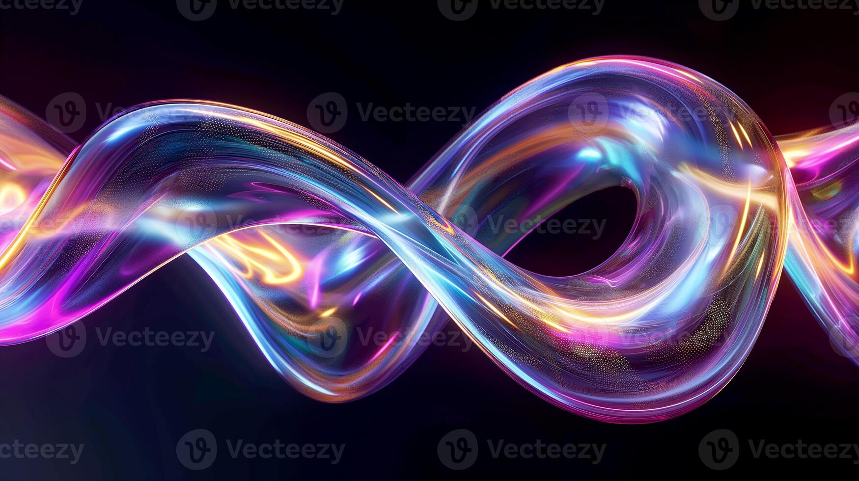 Abstract Holographic Iridescent Neon Background with Vibrant Colors photo