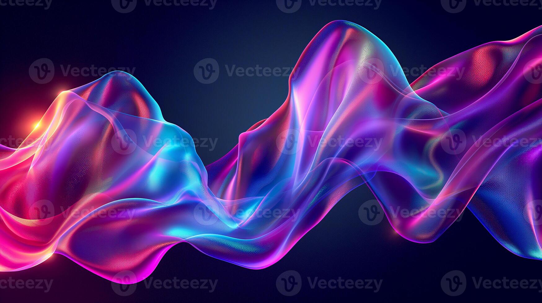 Abstract Holographic Iridescent Neon Background with Vibrant Colors photo