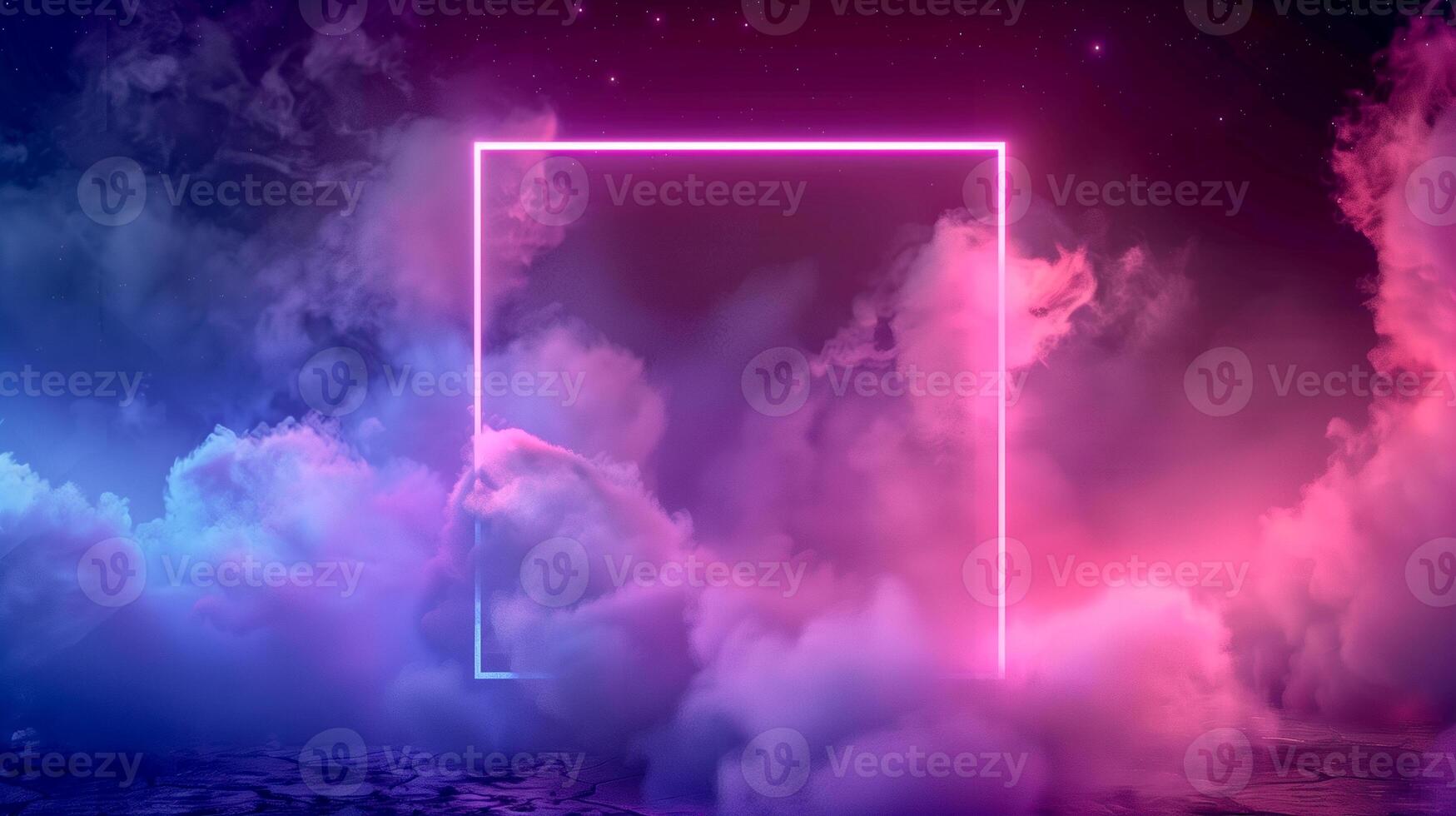 Abstract Futuristic Backgrounds Illuminated by Vibrant Neon Lights photo