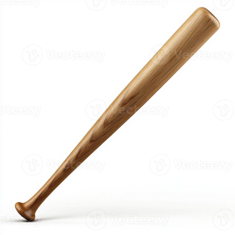 A baseball bat on a white background photo