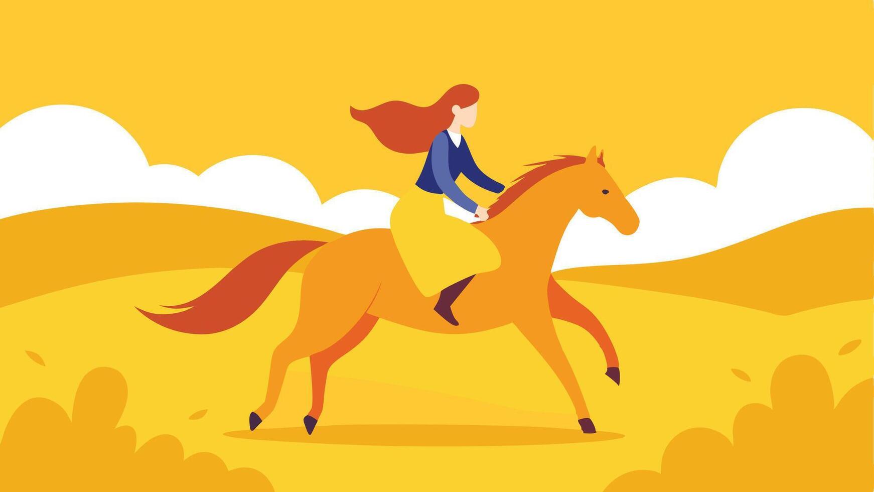 Woman Walking Dog in Blooming Park vector
