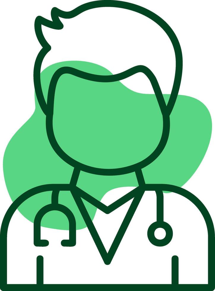 Doctor Outline Style Icon vector