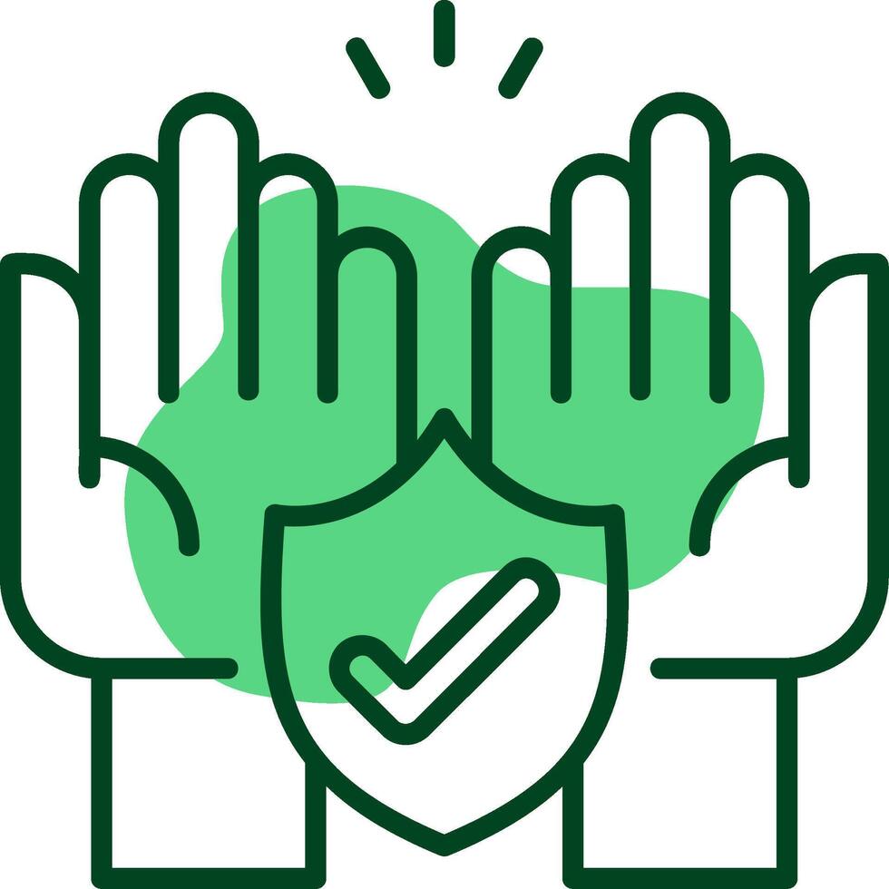Safe Outline Style Icon vector