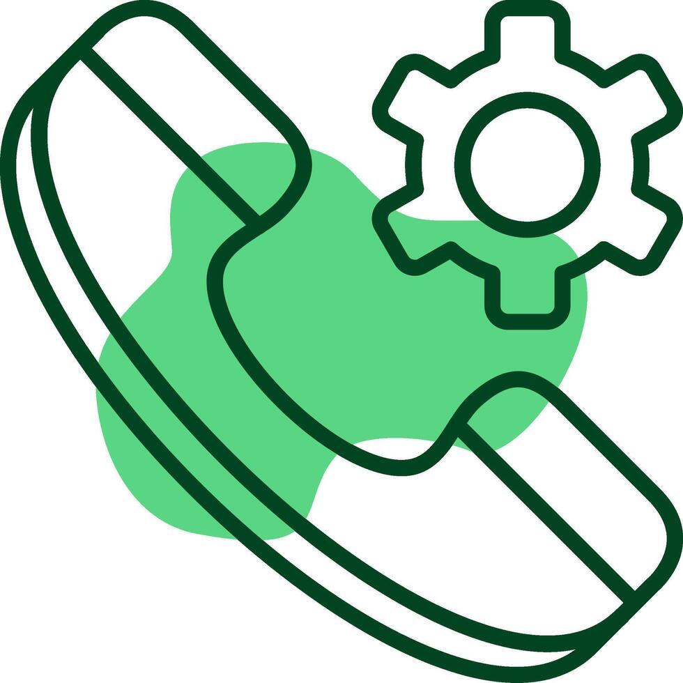 Phone Outline Style Icon vector
