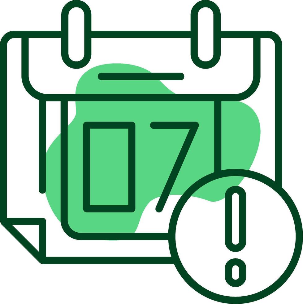 Calendar event Outline Style Icon vector