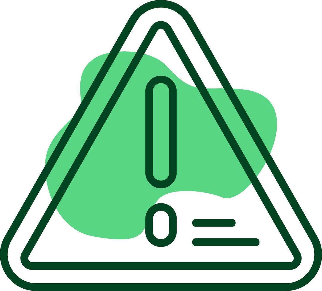 Error Outline Style Icon vector