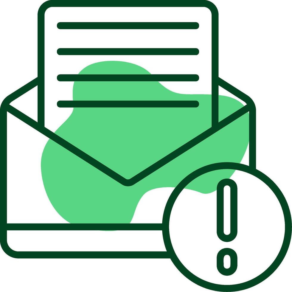 Mail Outline Style Icon vector