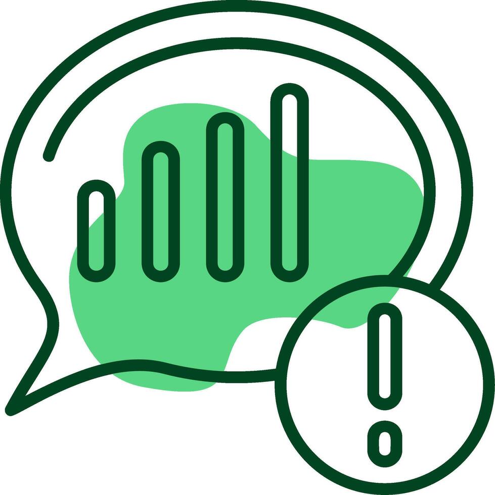 Network signal Outline Style Icon vector