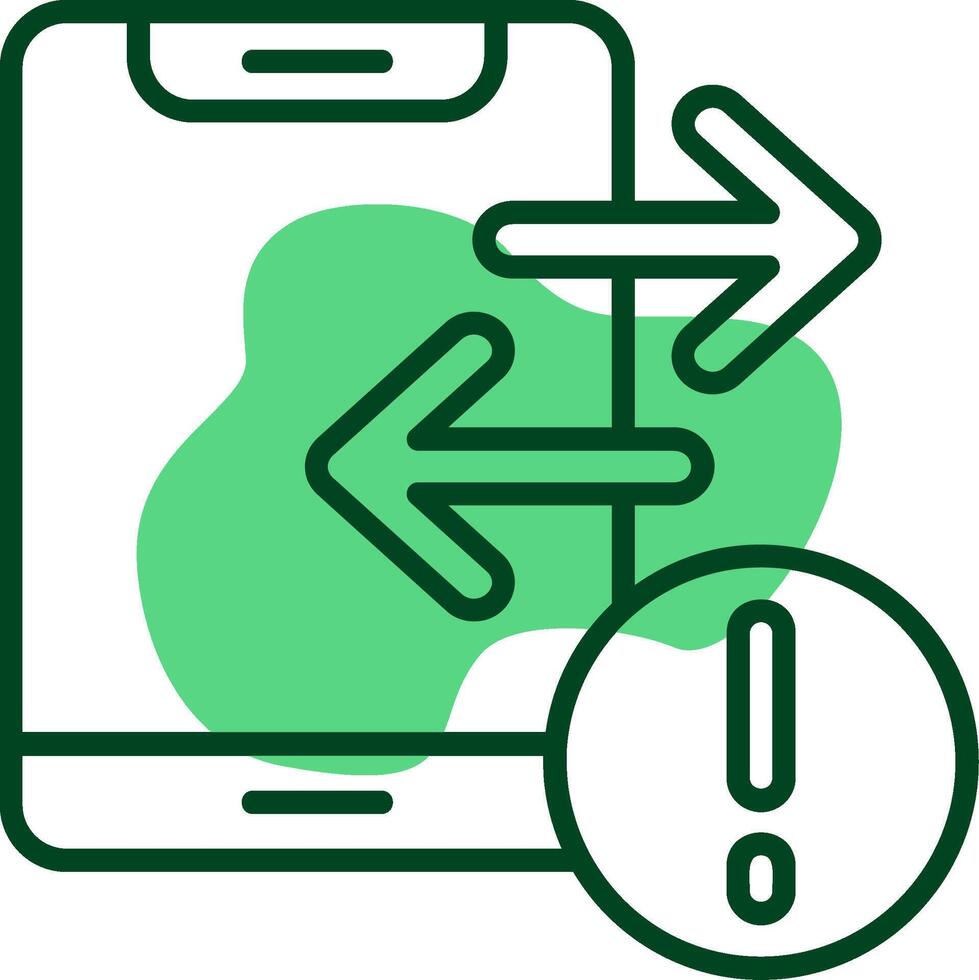 Transfer Outline Style Icon vector