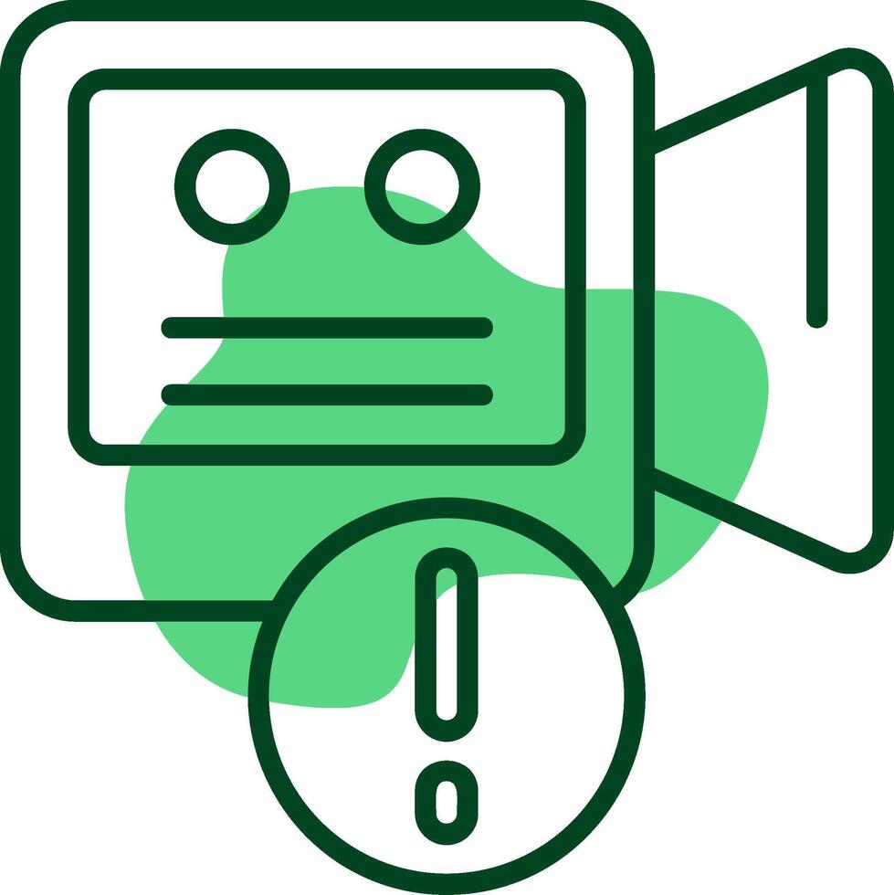 Camera Outline Style Icon vector