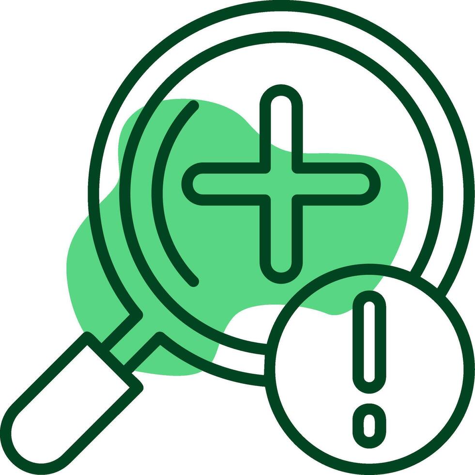 Zoom in Outline Style Icon vector