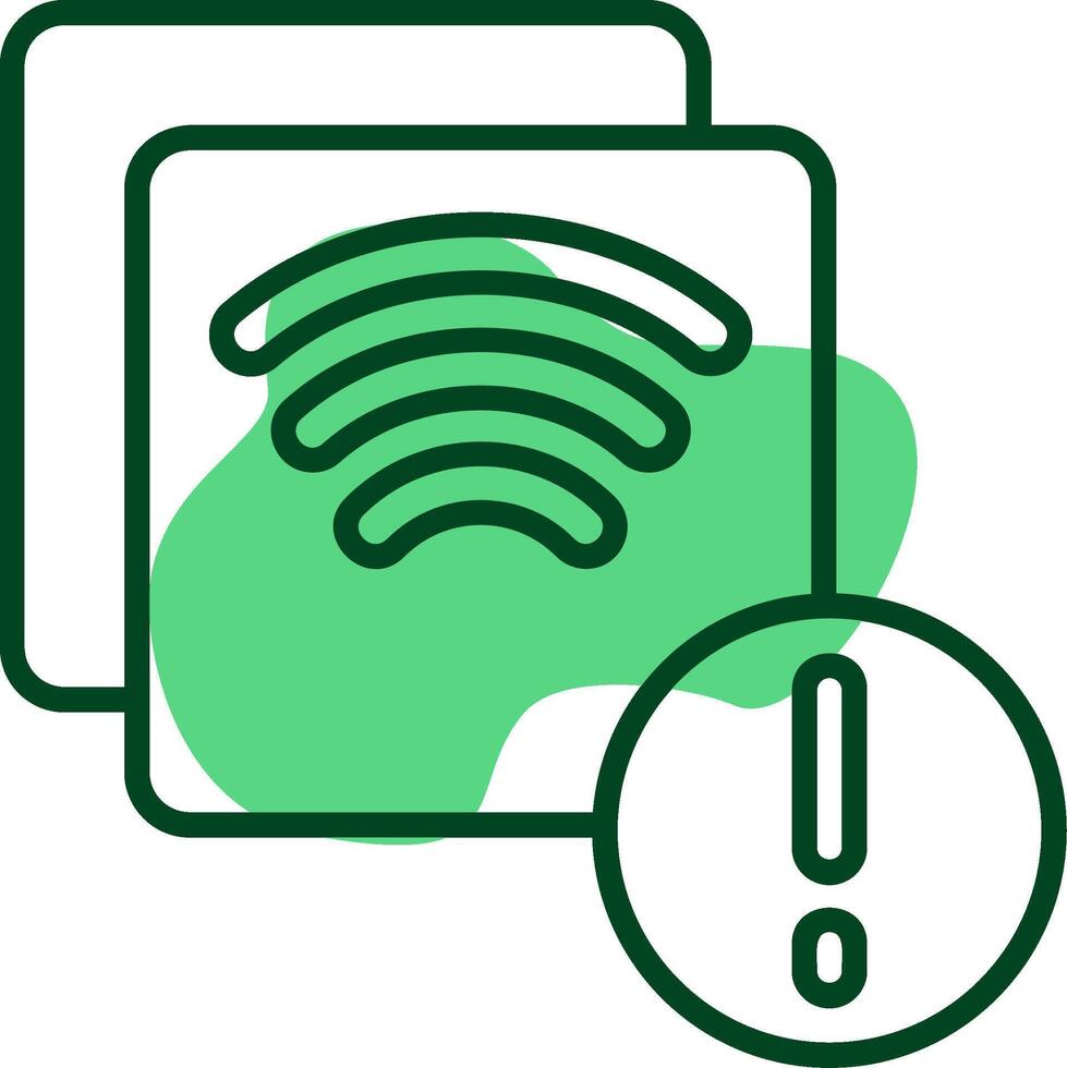 Screen mirroring Outline Style Icon vector