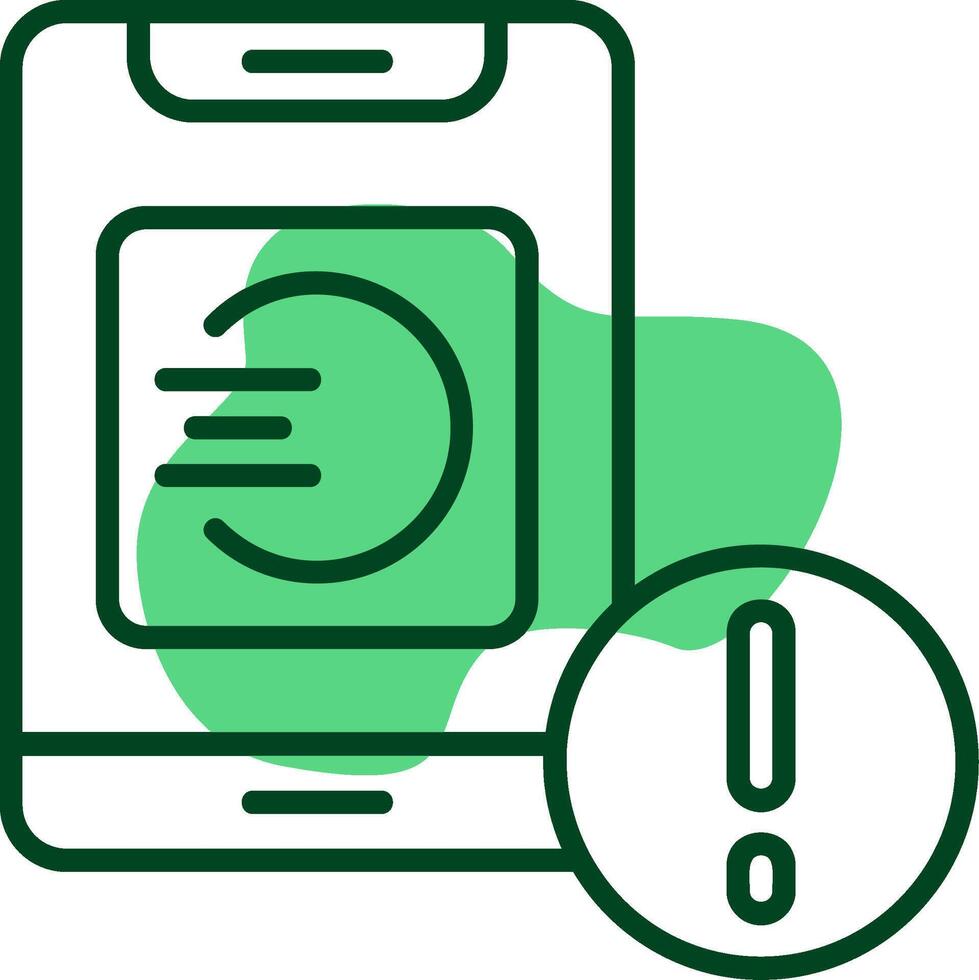 Running apps Outline Style Icon vector