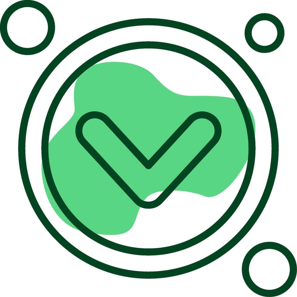 Navigation arrow down Outline Style Icon vector