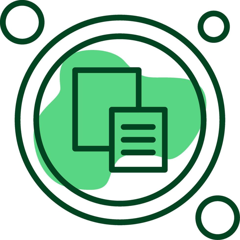 Paste Button Outline Style Icon vector