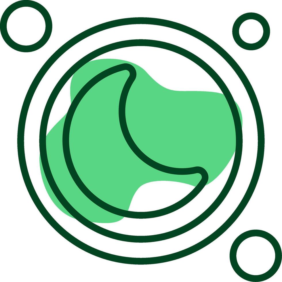 Focus Assist Button Outline Style Icon vector
