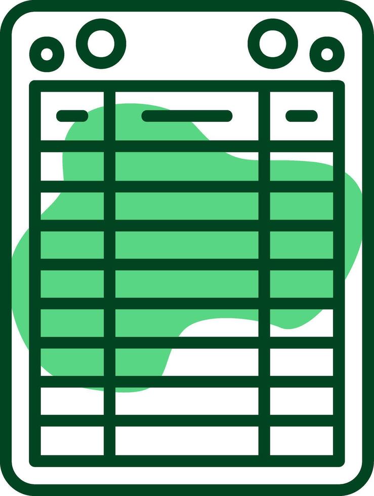 Reading log Outline Style Icon vector