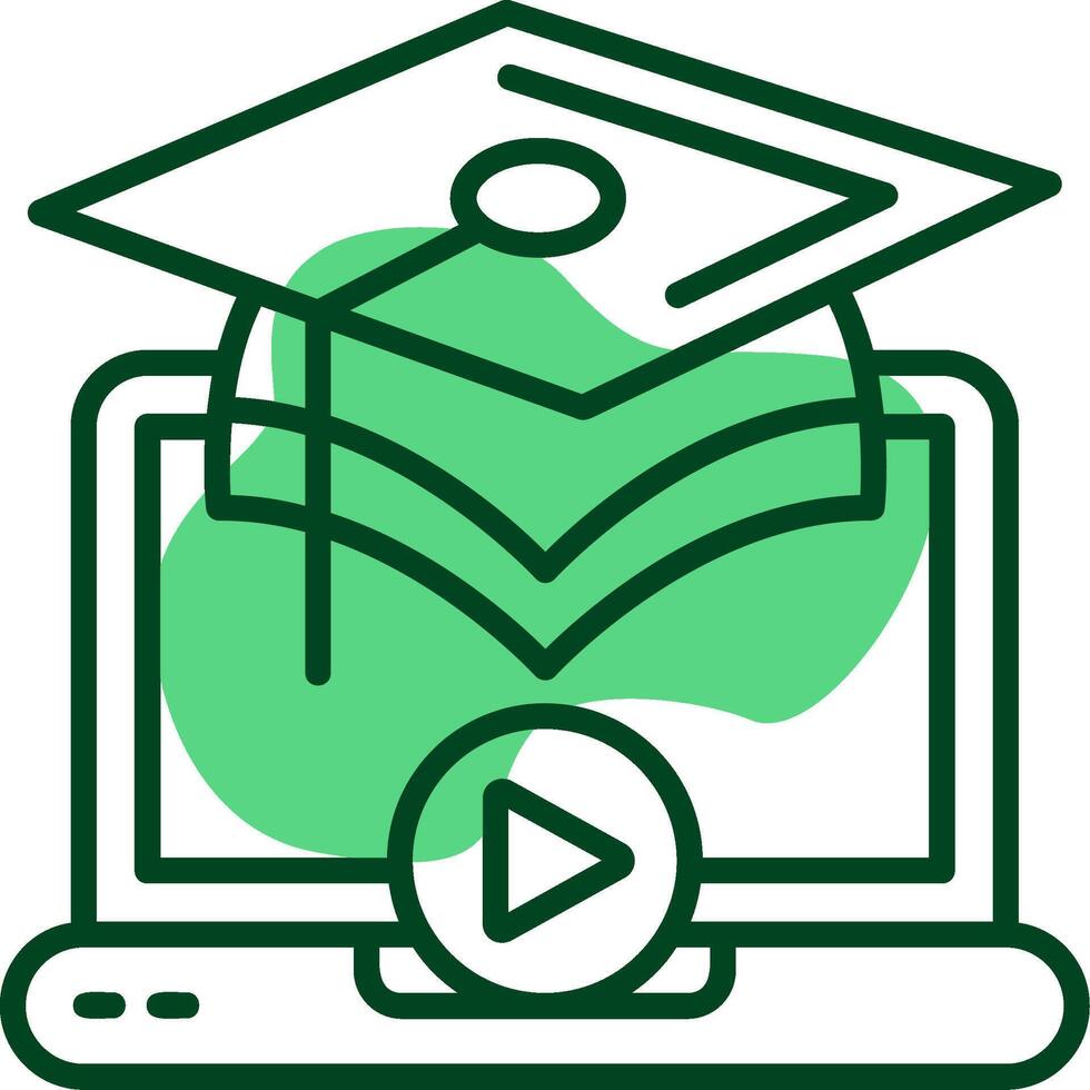 Educational Outline Style Icon vector
