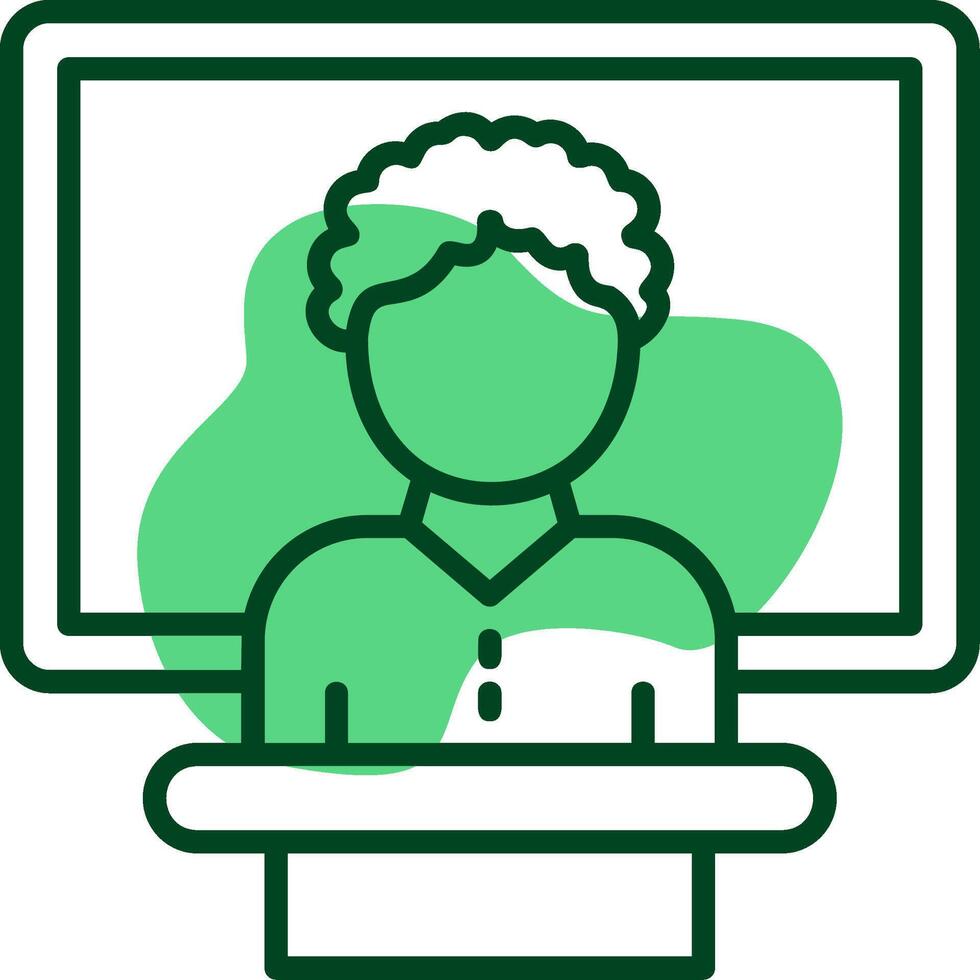 Literacy seminar Outline Style Icon vector