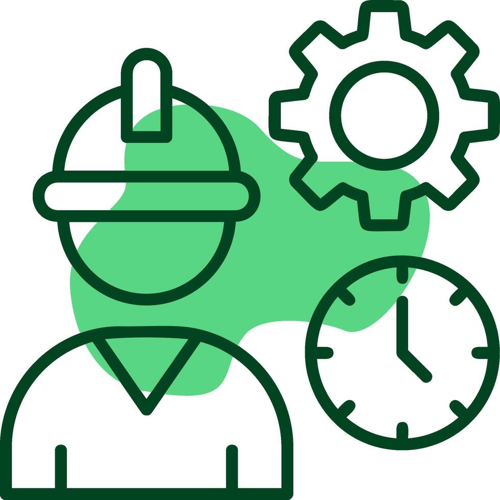 Fair Labor Practices Outline Style Icon vector