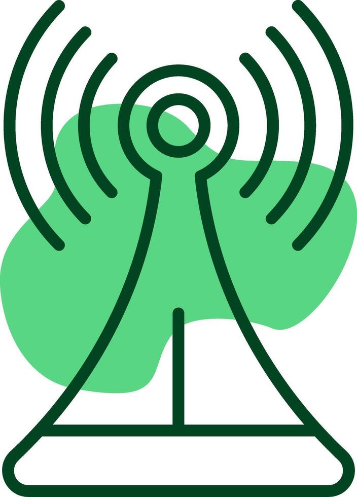 Connection lost Outline Style Icon vector