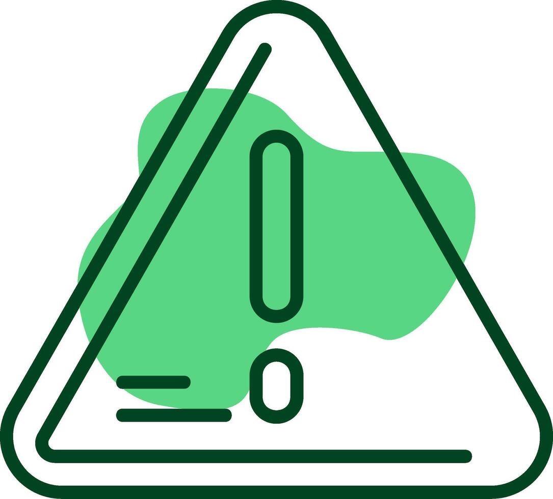 Error Outline Style Icon vector