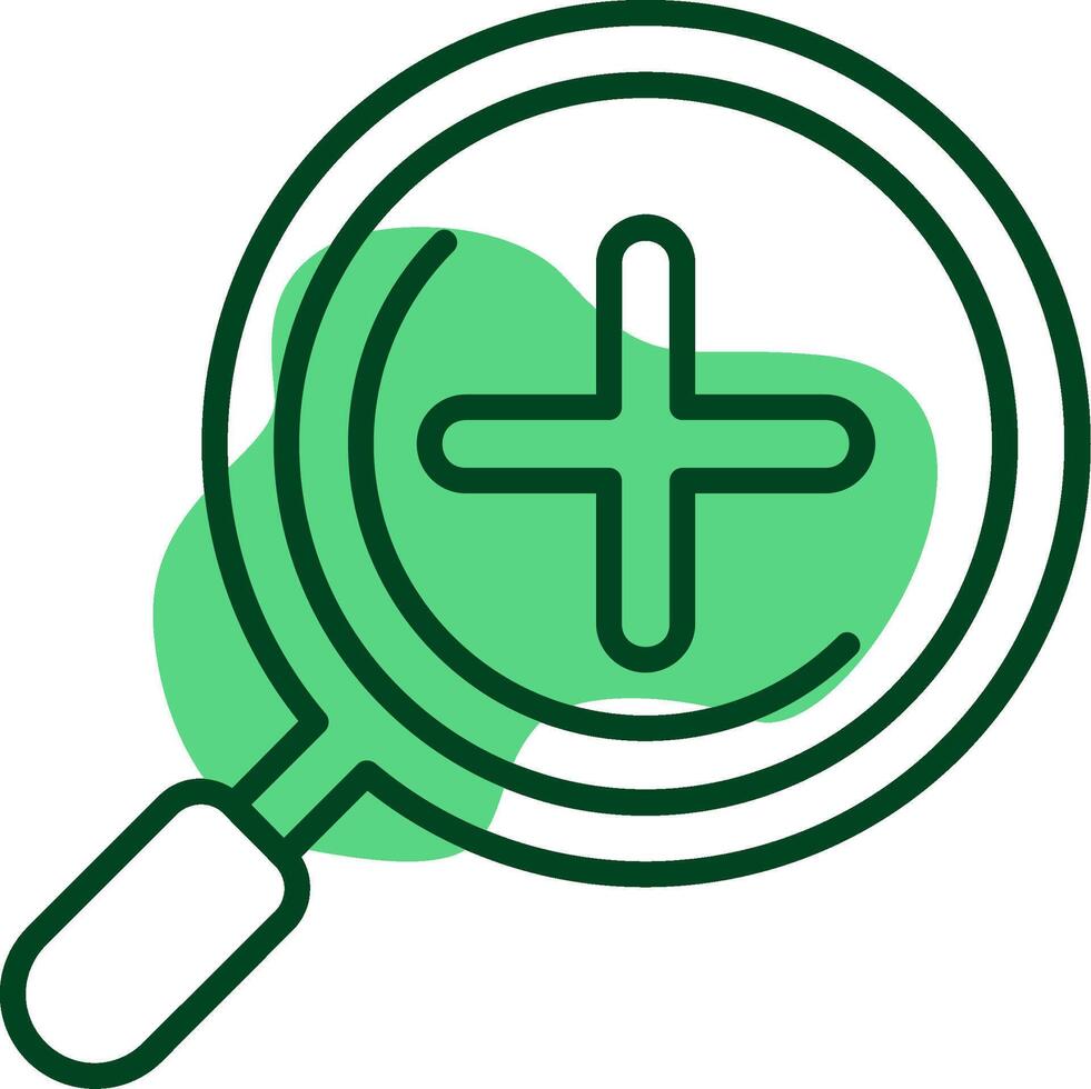 Zoom in Outline Style Icon vector
