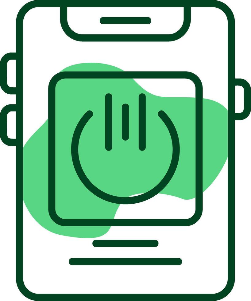 Running apps Outline Style Icon vector