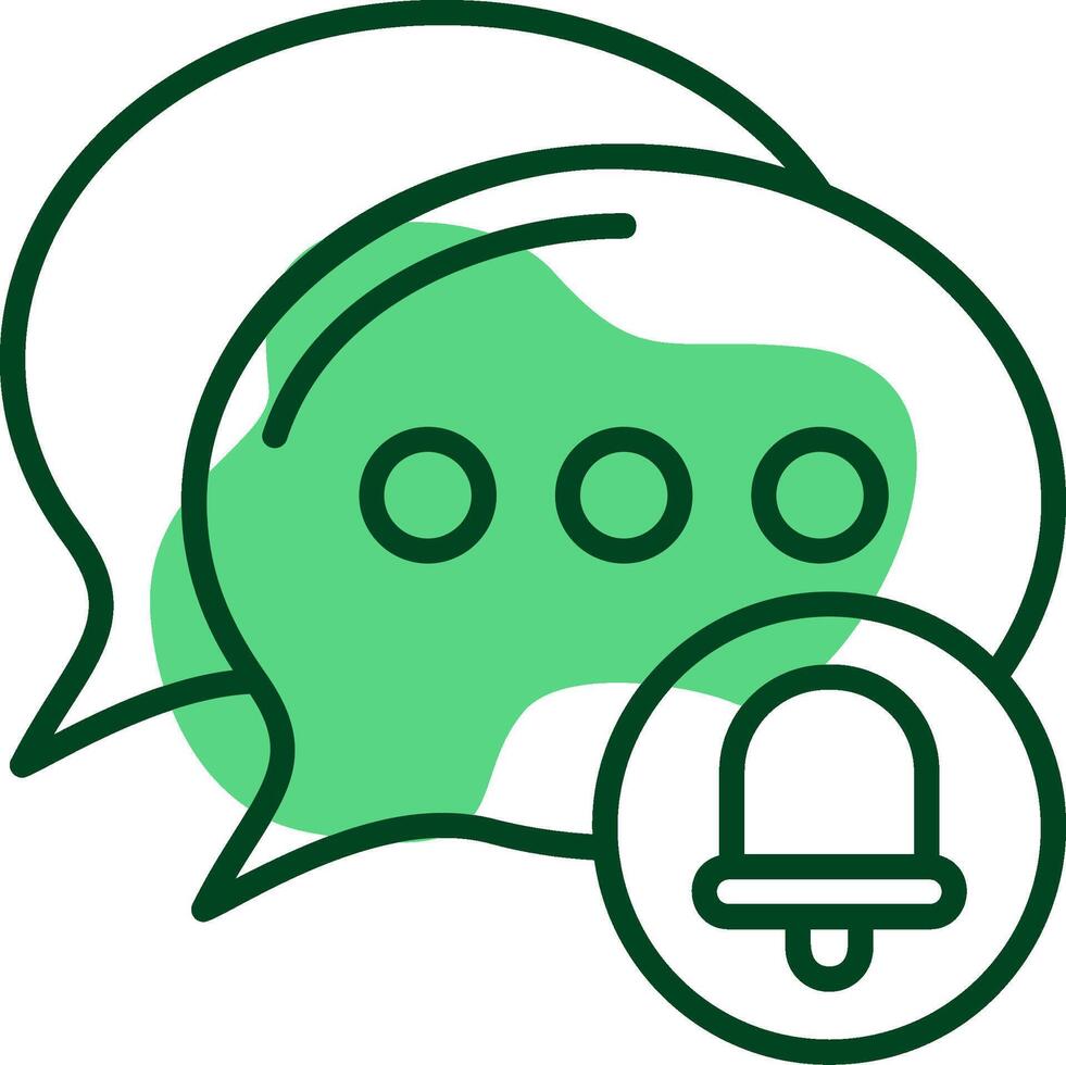 Silent mode Outline Style Icon vector