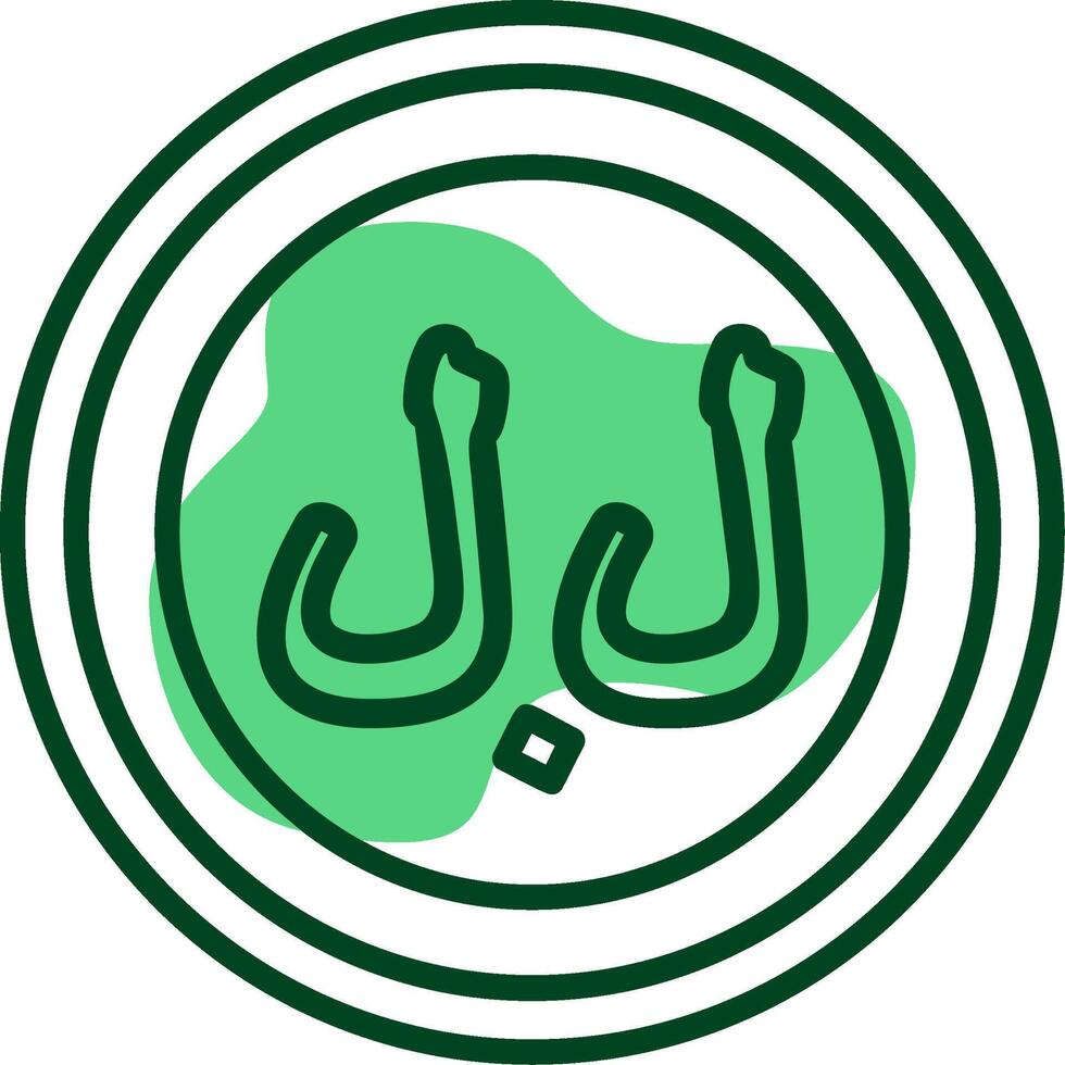 Lebanese Pound Sign Outline Style Icon vector