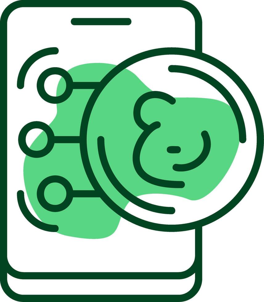 Omani Rial Outline Style Icon vector