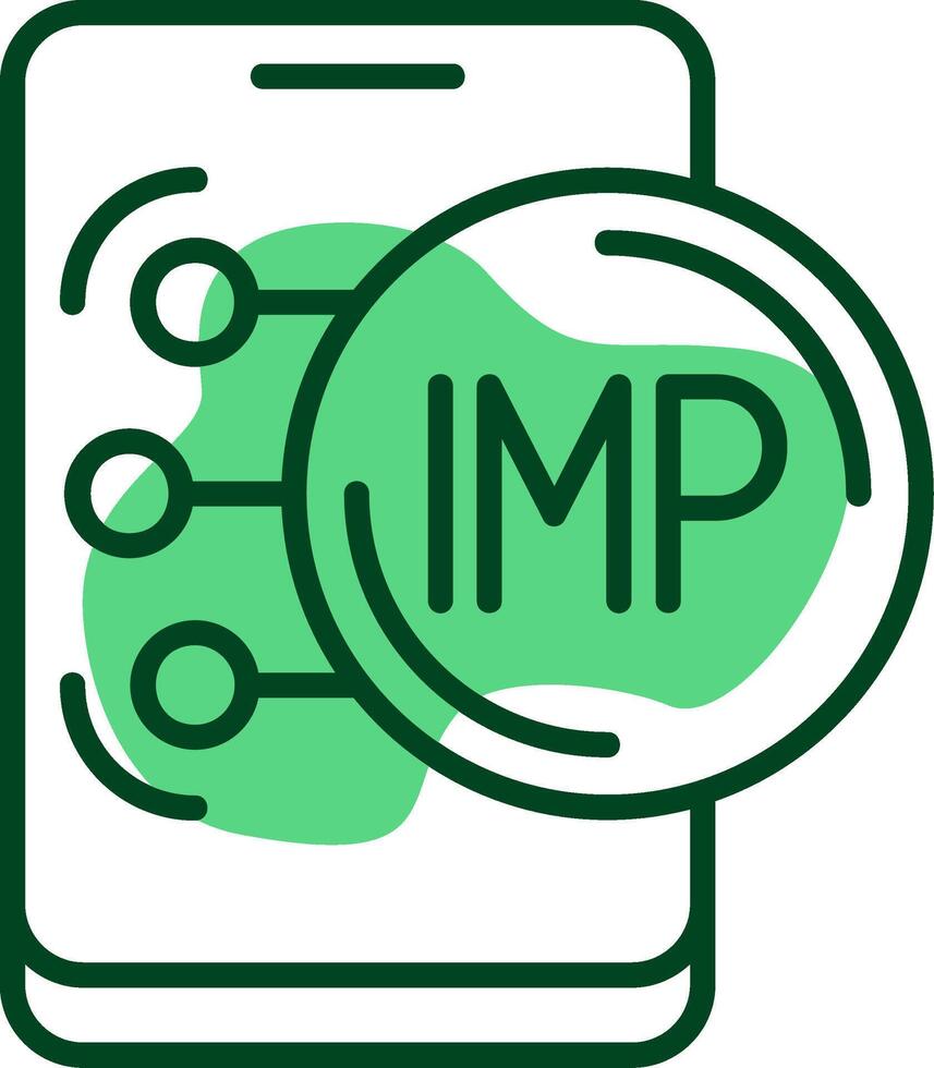 Isle of Man Pound Outline Style Icon vector