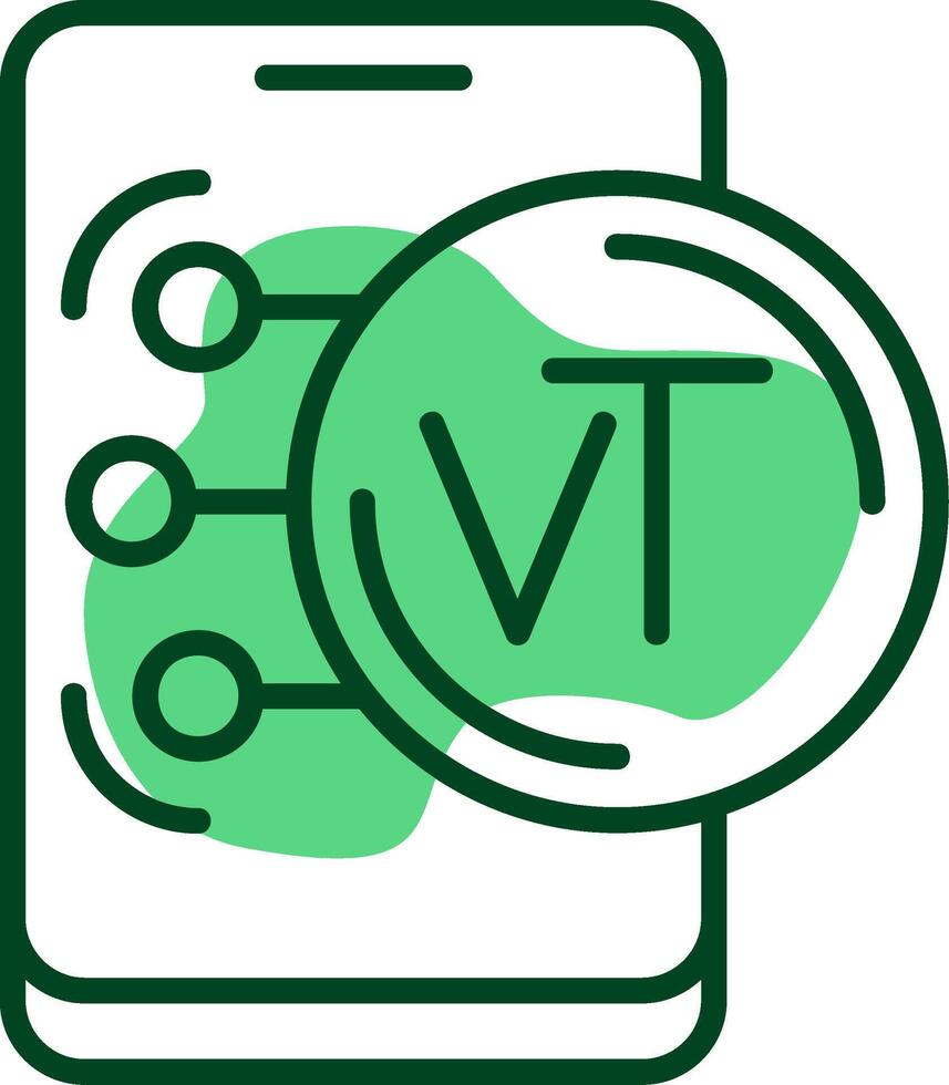Vanuatu Vatu Outline Style Icon vector