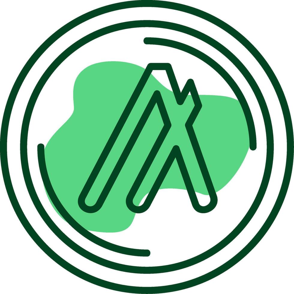 Algorand Outline Style Icon vector