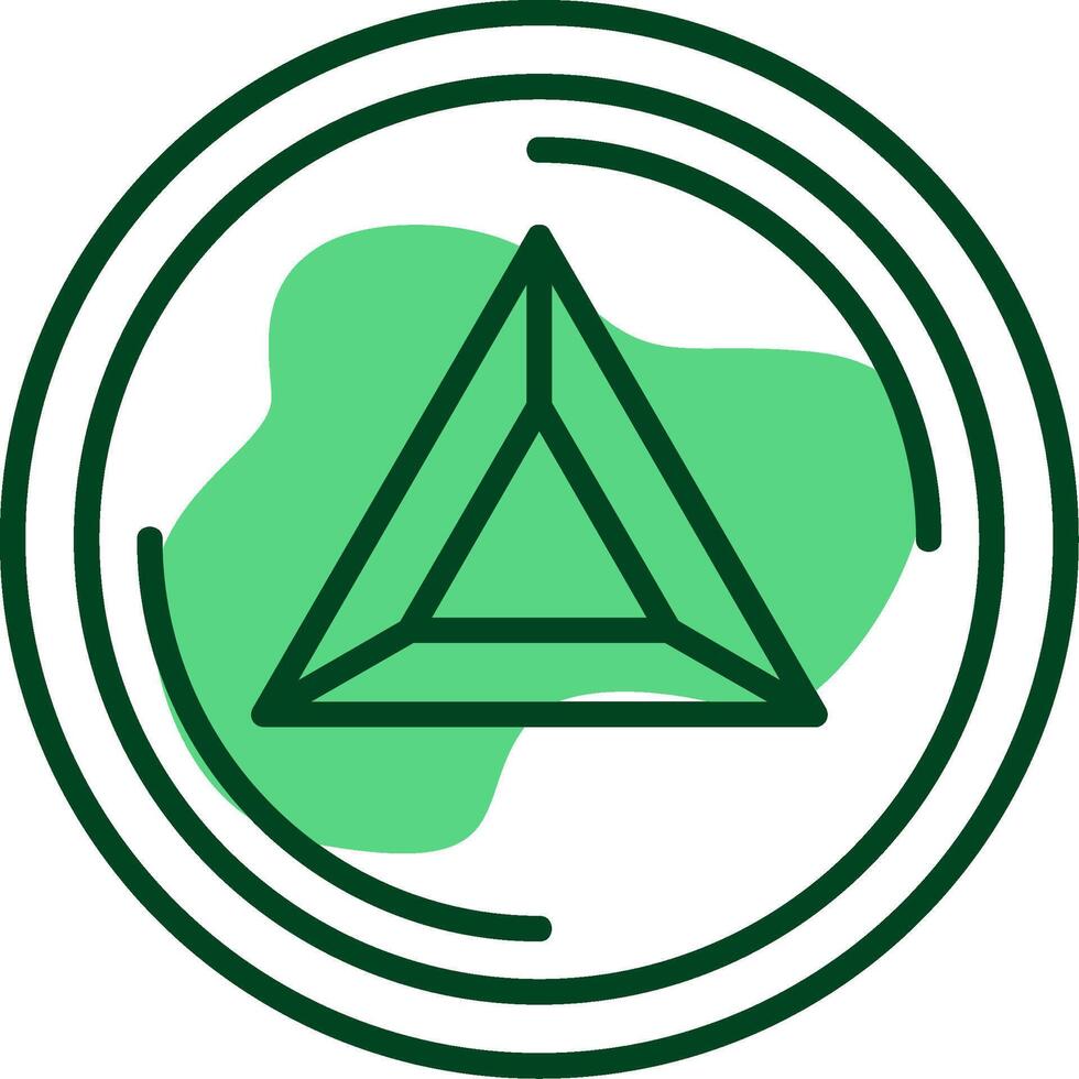 Basic Attention Token Outline Style Icon vector
