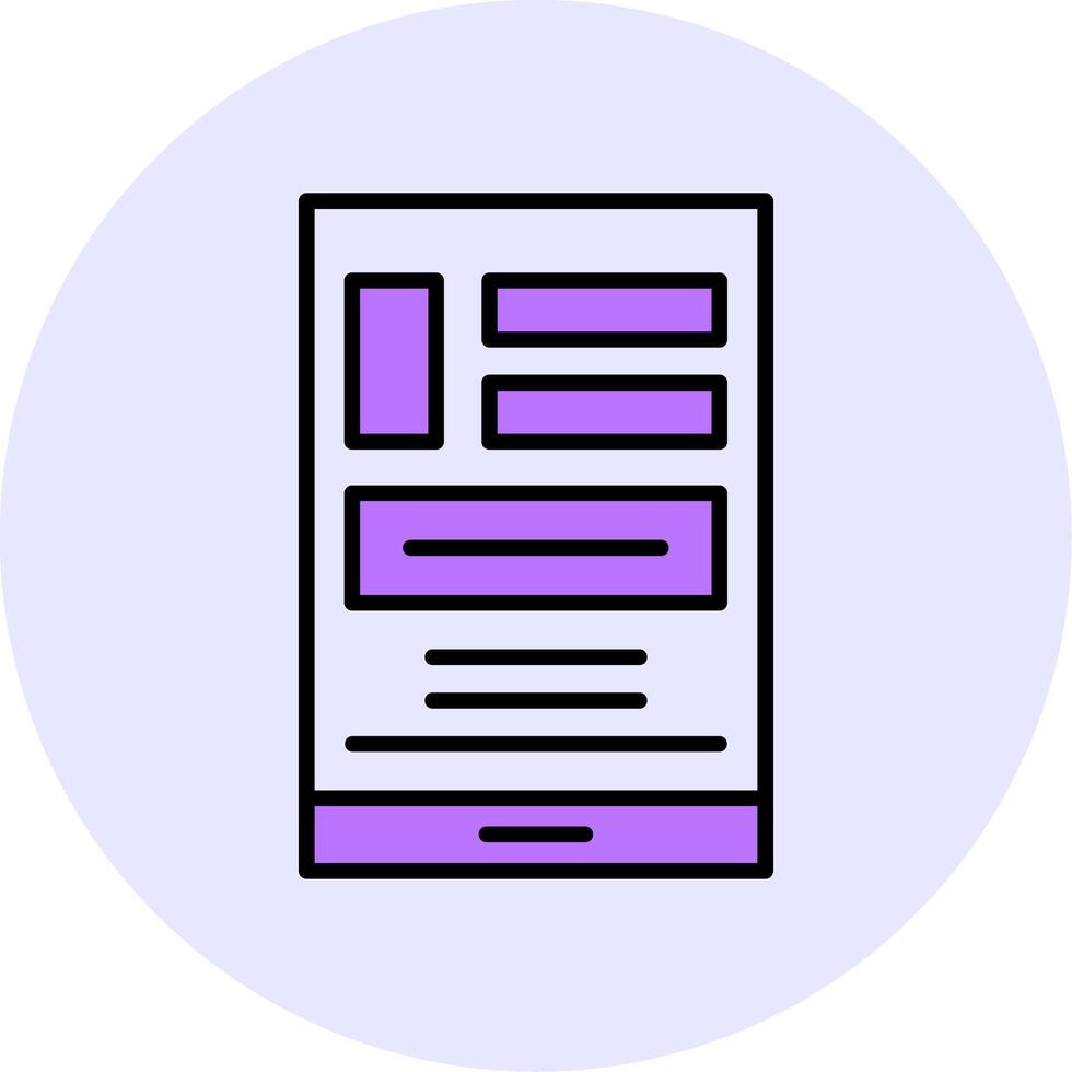Mobile Phones Filled Circle Fill Style Icon vector