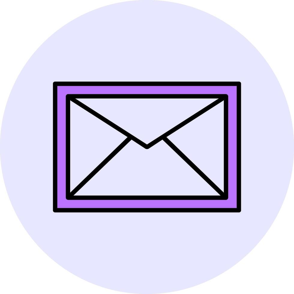 Email Filled Circle Fill Style Icon Style Icon vector