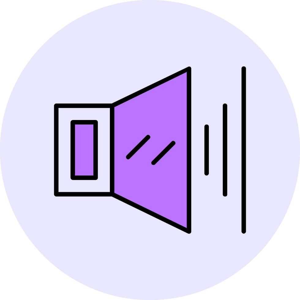 Volume Filled Circle Fill Style Icon Style Icon vector