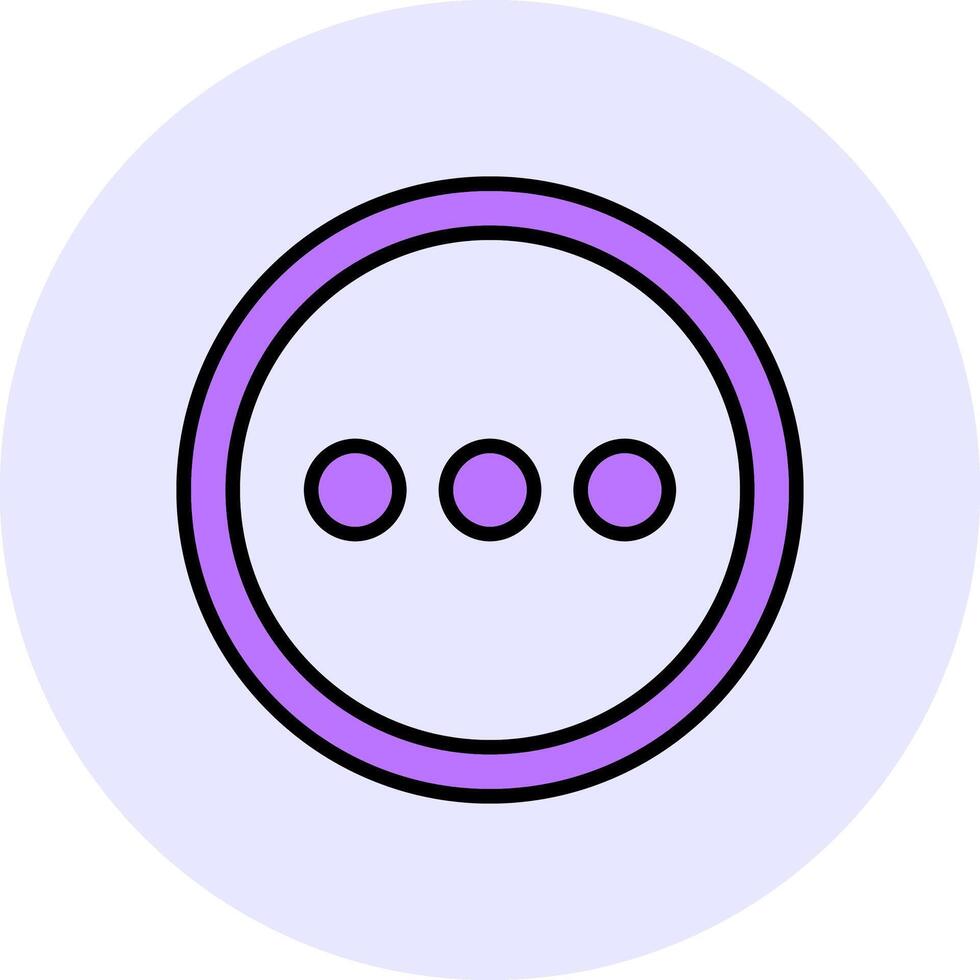 More Filled Circle Fill Style Icon Style Icon vector