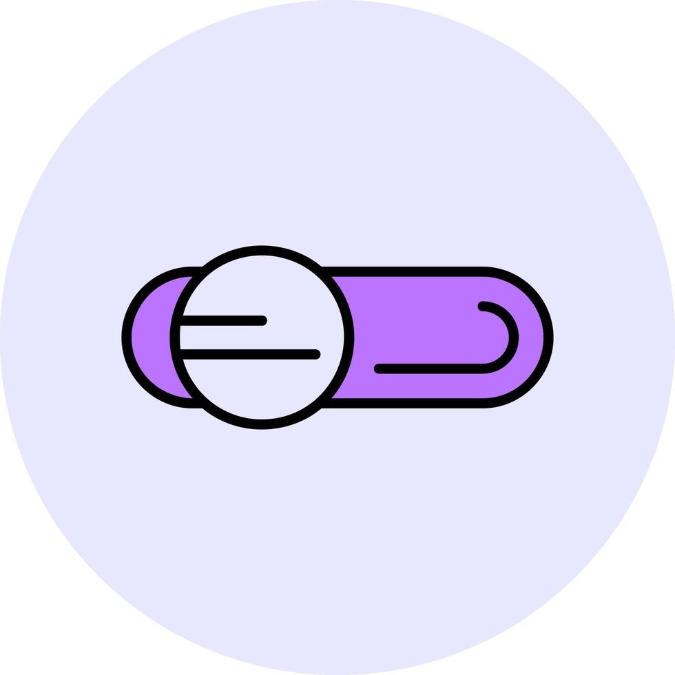 Settings Filled Circle Fill Style Icon vector
