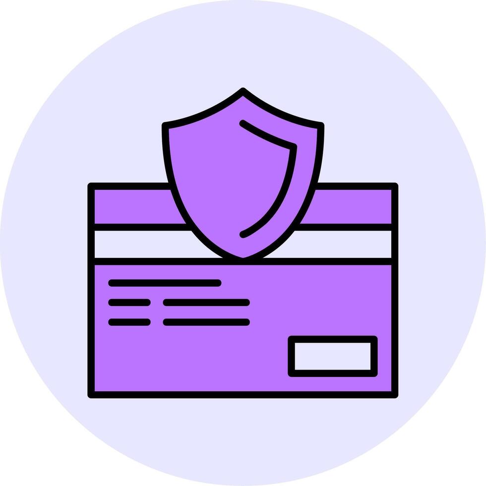 Secure Checkout Filled Circle Fill Style Icon vector