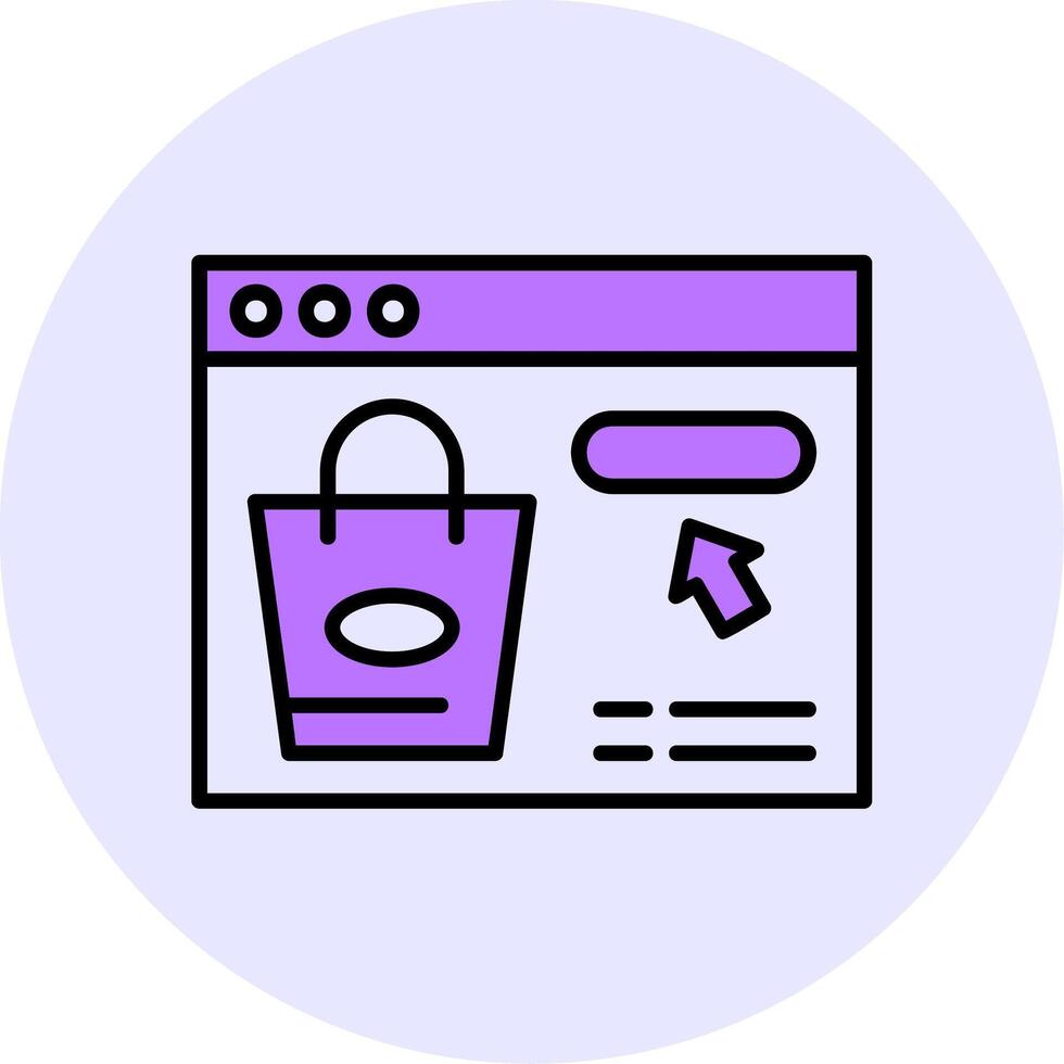 Shop Now Filled Circle Fill Style Icon vector