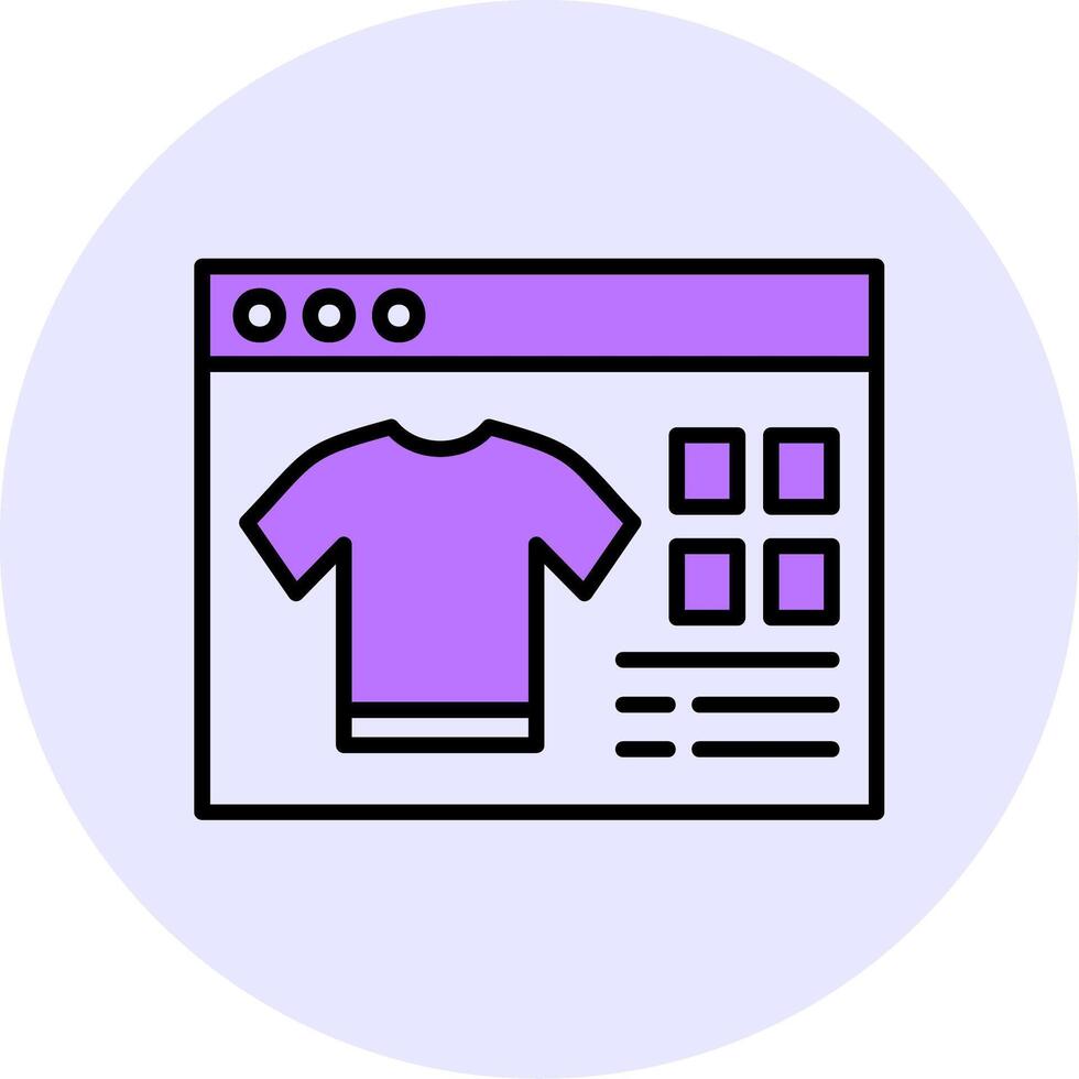 Gift Card Filled Circle Fill Style Icon vector