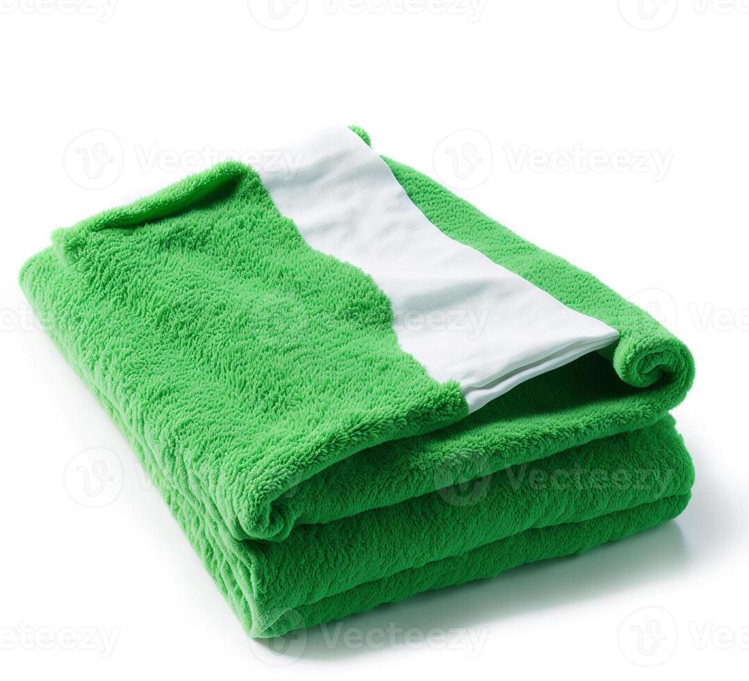 Towel on White Background photo