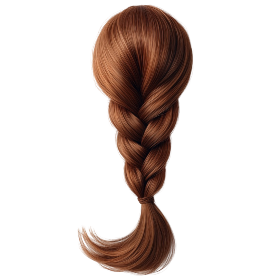 hair clipart realistic braid hair clipart transparent background png